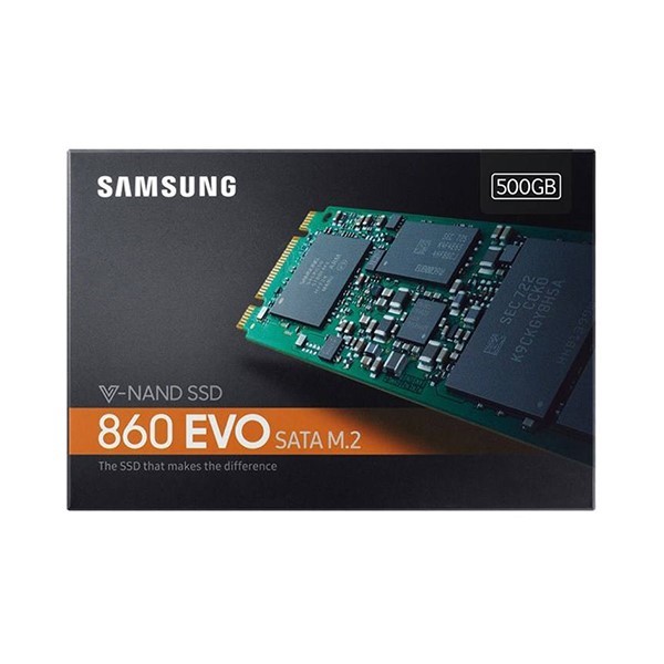 SSD سامسونگ مدل 860 Evo m.2 اینترنال ظرفیت 500 گیگابایت