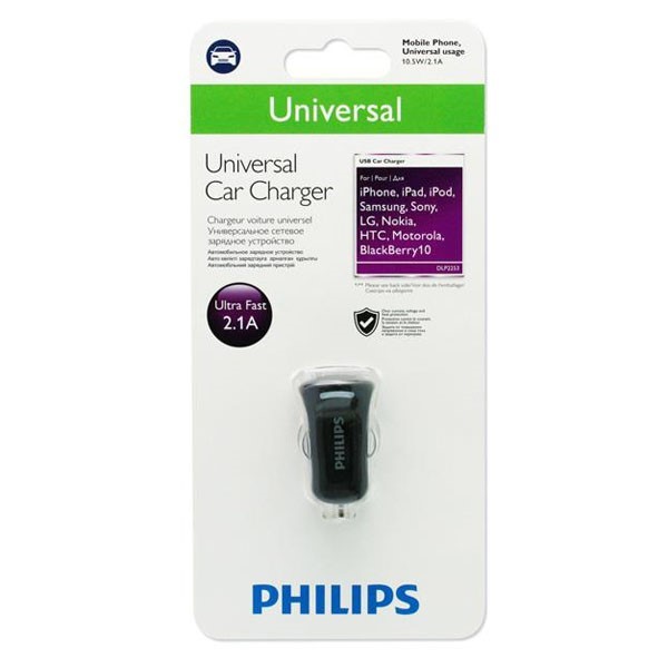 شارژر فندکی فیلیپس مدل USB 10.5W DLP2253