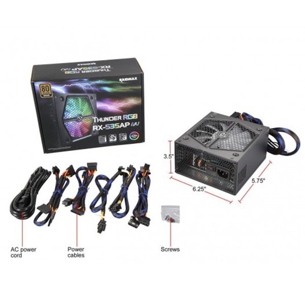 پاور ریدمکس مدل RX-535AP-R 80PLUS BRONZE