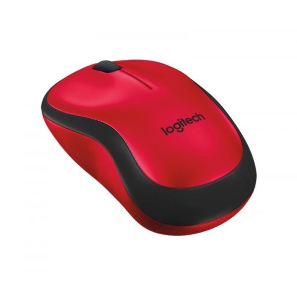 ماوس لاجیتک مدل M220 Silent بی سیم Red