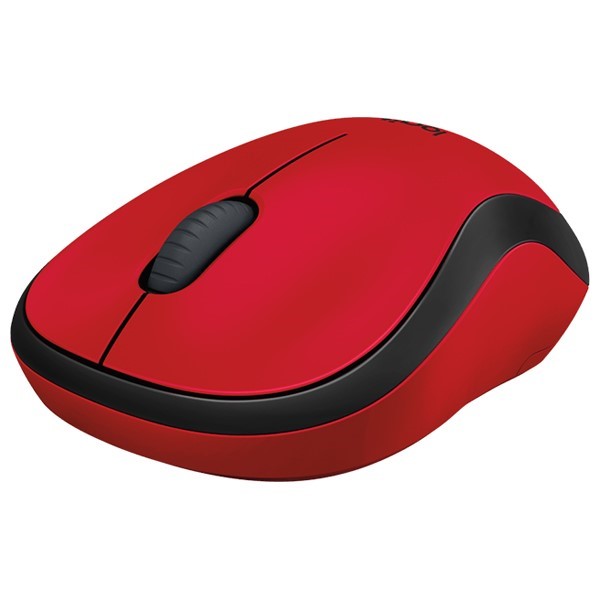 ماوس لاجیتک مدل M220 Silent بی سیم Red