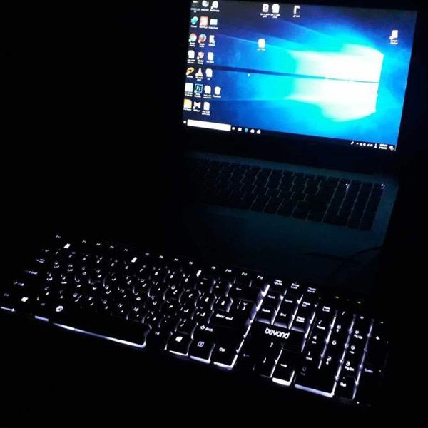 کیبورد بیاند مدل BK-7100 Backlight White با سیم