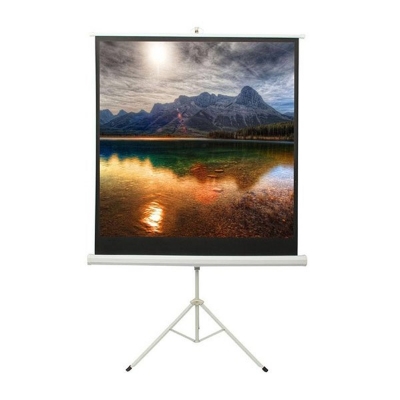 تصویر  پرده نمایش اسکوپ با ابعاد 2×2 متر پایه دار