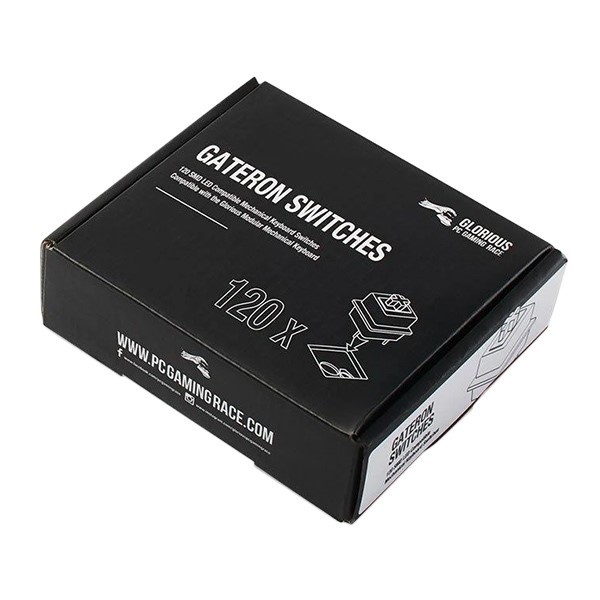 سوئیچ کیبورد گلوریوس بسته 120 عددی مدل Gateron-Blue