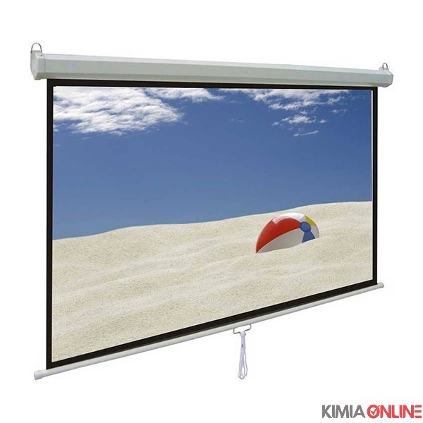 تصویر  پرده نمایش اسکوپ با ابعاد 1.8×1.8 متر دستی