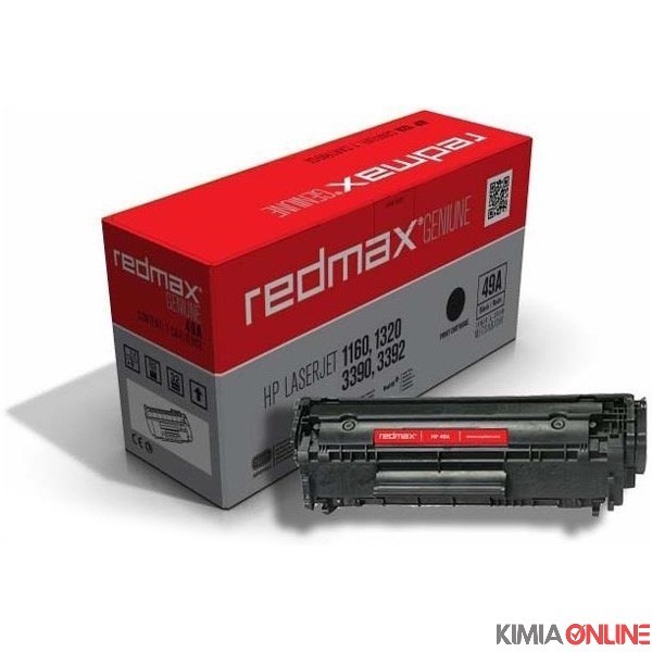 تصویر  کارتریج پرینتر ردمکس مناسب برای HP Black Genuine 49A