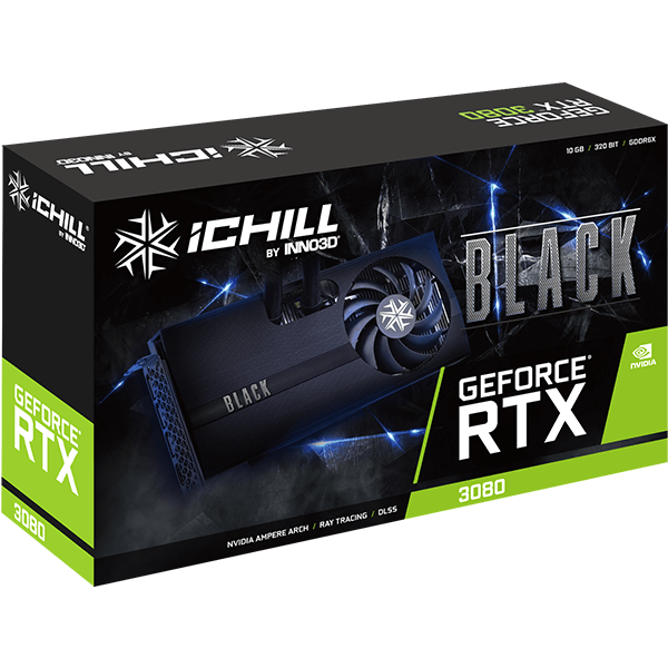 کارت گرافیکی INNO3D GeForce RTX 3080 ICHILL Black LHR