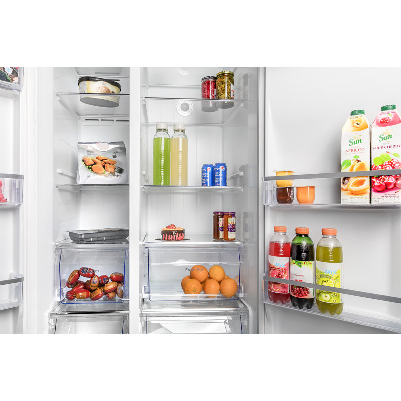 یخچال و فریزر ساید بای ساید 28 فوت تی سی ال مدل S660-AGD/AWD/ASD/AMD