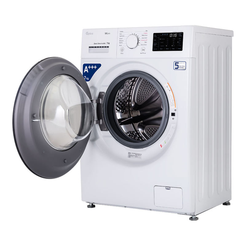 ماشین لباسشویی جی پلاس مدل GWM-L73W ظرفیت 7 کیلوگرم