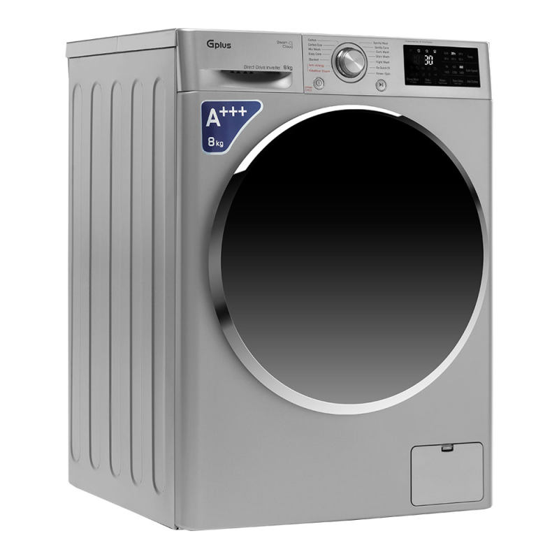 ماشین لباسشویی جی پلاس مدل GWM-L880S ظرفیت 8 کیلوگرم