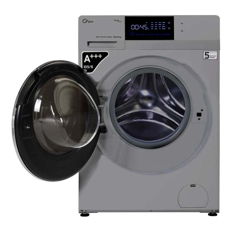 ماشین لباسشویی جی پلاس مدل GWM-MD1069T ظرفیت 10.5 کیلوگرم