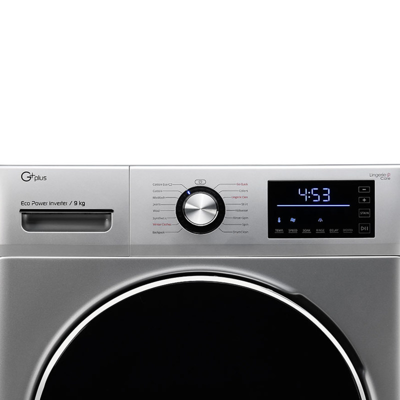ماشین لباسشویی جی پلاس مدل J9470 ظرفیت 9 کیلوگرم