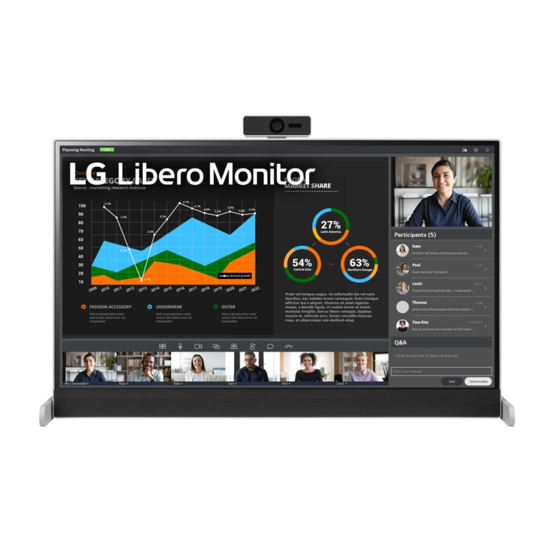 مانیتور ال جی مدل 27BQ70QC-S سایز 27 اینچ