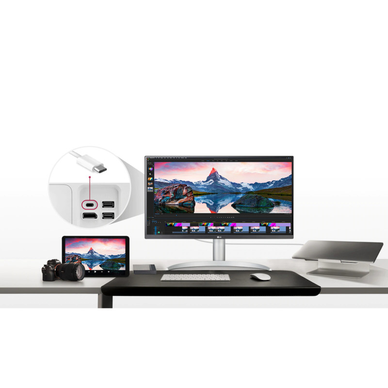 مانیتور ال جی مدل 27UP850-NW سایز 27 اینچ