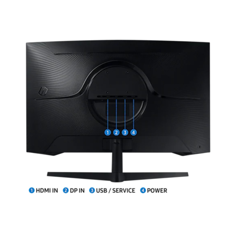 مانیتور گیمینگ سامسونگ مدل LC32G55TQ-W سایز32 اینچ