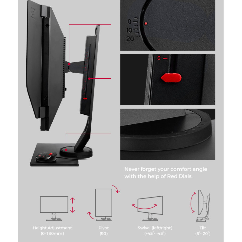 مانیتور گیمینگ بنکیو مدل ZOWIE XL2746S سایز 27 اینچ