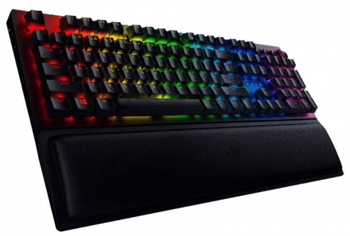 کیبورد بی سیم گیمینگ Razer مدل BlackWidow V3 Pro با سوییچ سبز