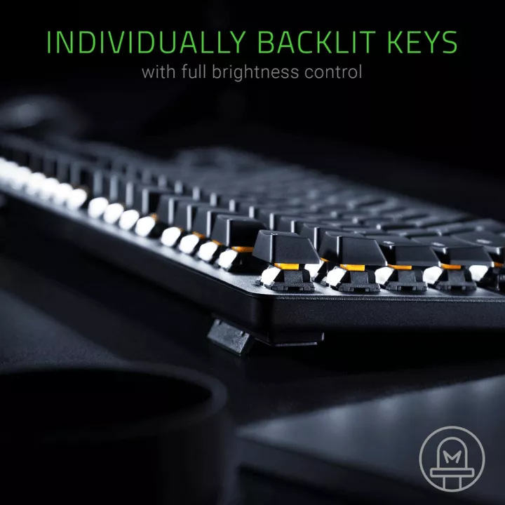 کیبورد سیمی گیمینگ Razer مدل BlackWidow Lite با سوییچ نارنجی