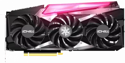 کارت گرافیک INNO3D مدل RTX 3060 TI ICHILL X3 RED LHR