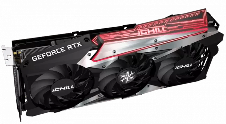کارت گرافیک INNO3D مدل RTX 3060 TI ICHILL X3 RED LHR