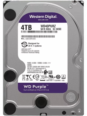 هارد اینترنال 4 ترابایت WD مدل Purple Surveillance WD42PURZ