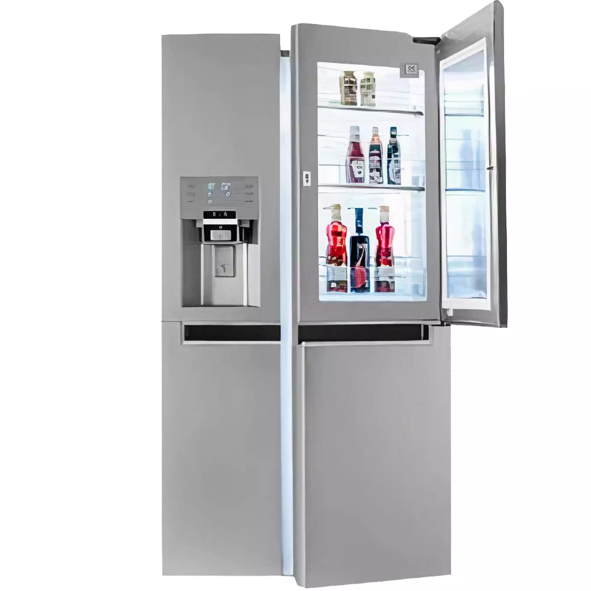 یخچال فریزر ساید بای ساید دوو D4S-0034SS استیل